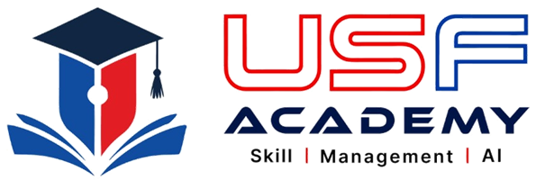 USF Academy Logo - Skill, Management, AI